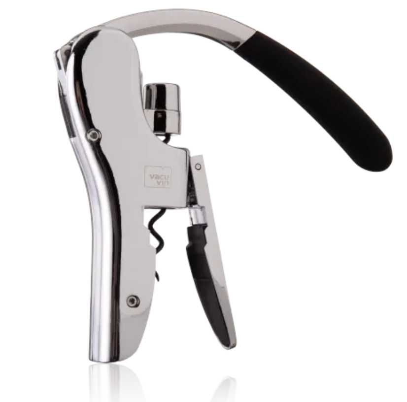 Vacu Vin Corkscrew Vertical Lever - Black