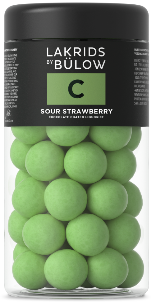 Lakrids by Bülow C Sour Strawberry Regular - 295g