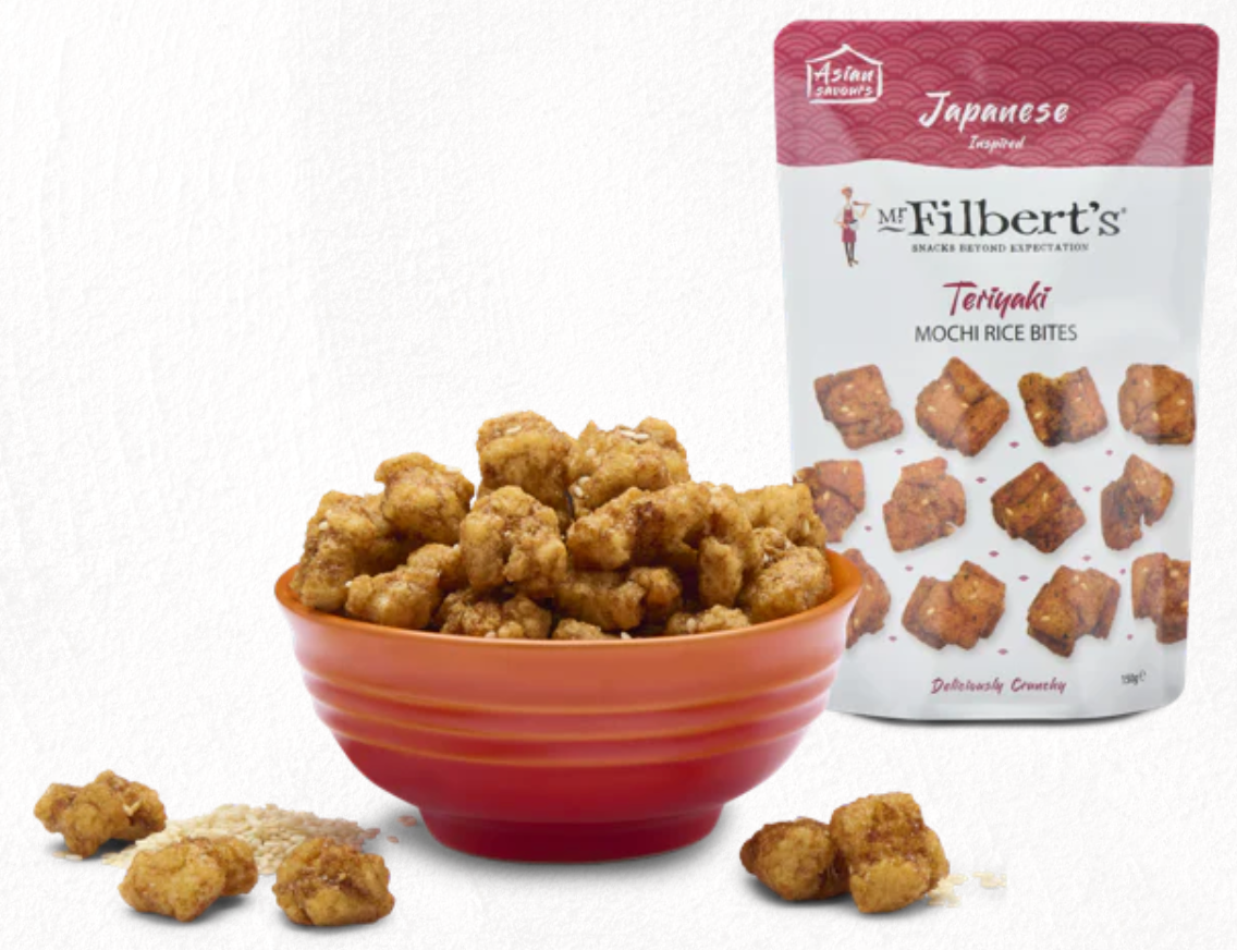Mr. Filbert's Japanese Teriyaki Mochi Rice Bites - 40g