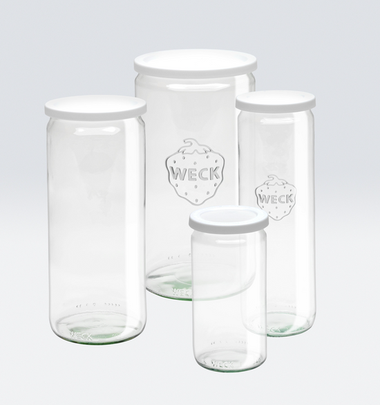 WECK White Fresh Cover - Large 5pk