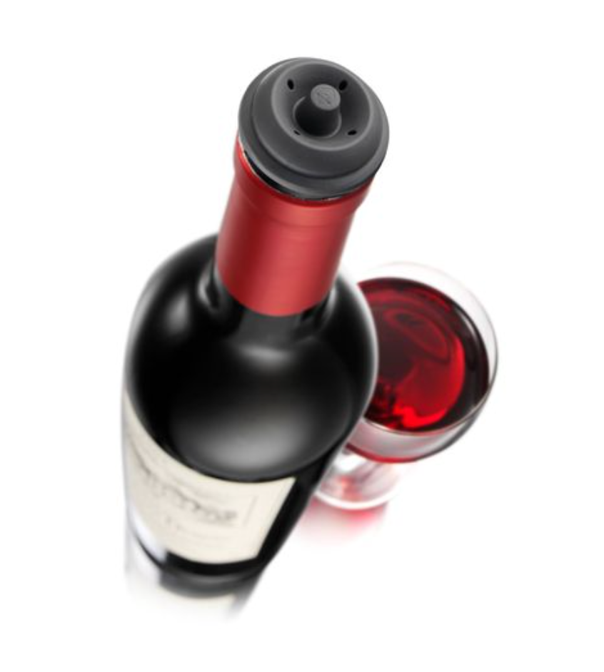 Vacu Vin Vacuum Wine Stopper 6 Pack - Gray