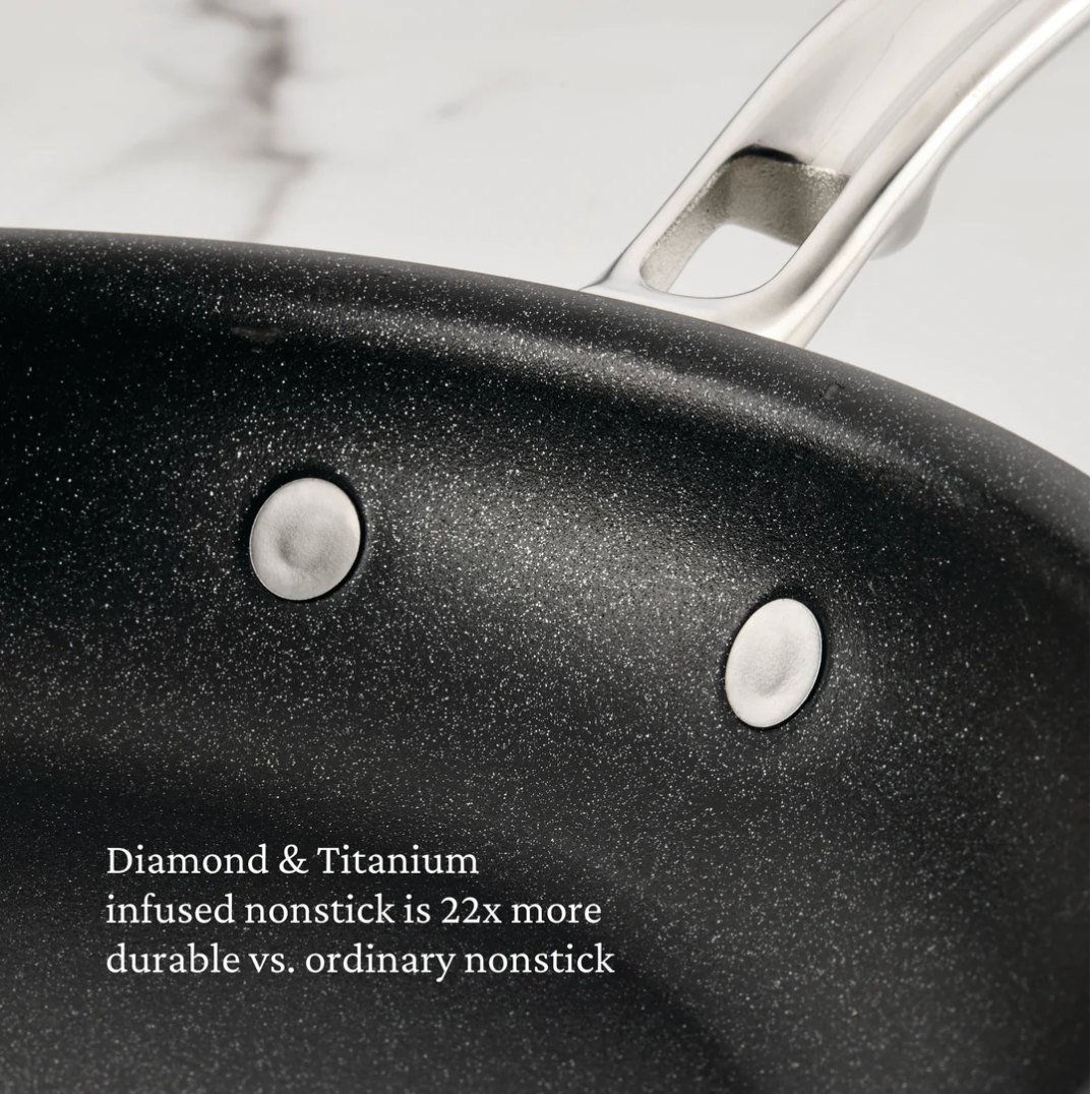 Hestan ProBond Luxe Titum Non-Stick Skillets - 2pk