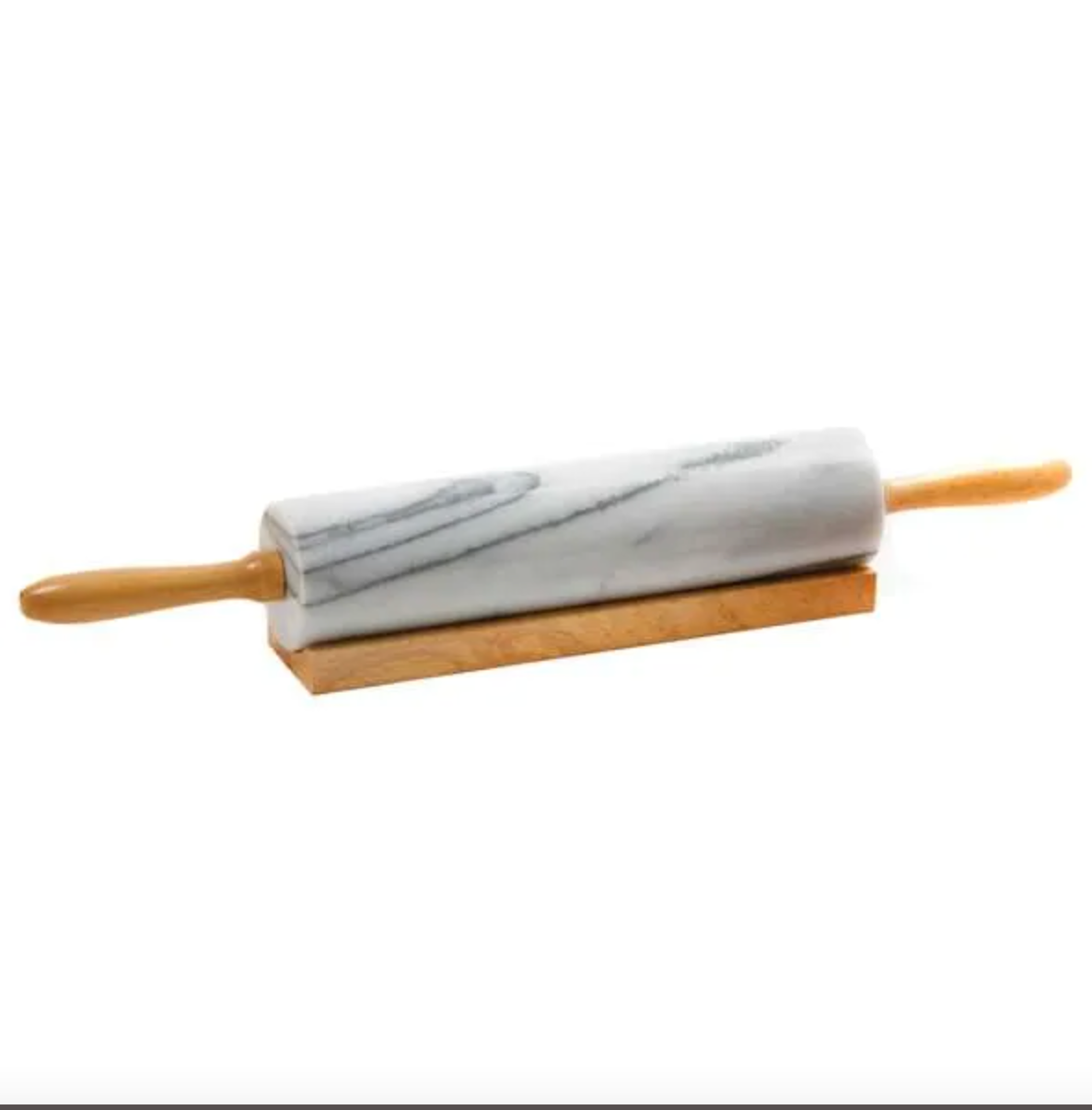 Norpro 10" Marble Rolling Pin with Stand