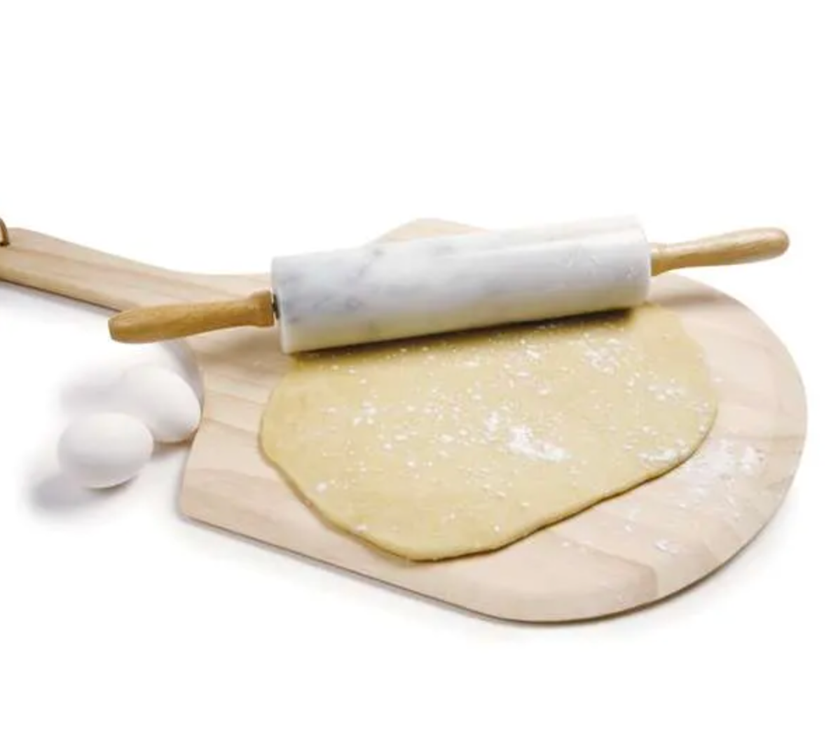 Norpro 10" Marble Rolling Pin with Stand