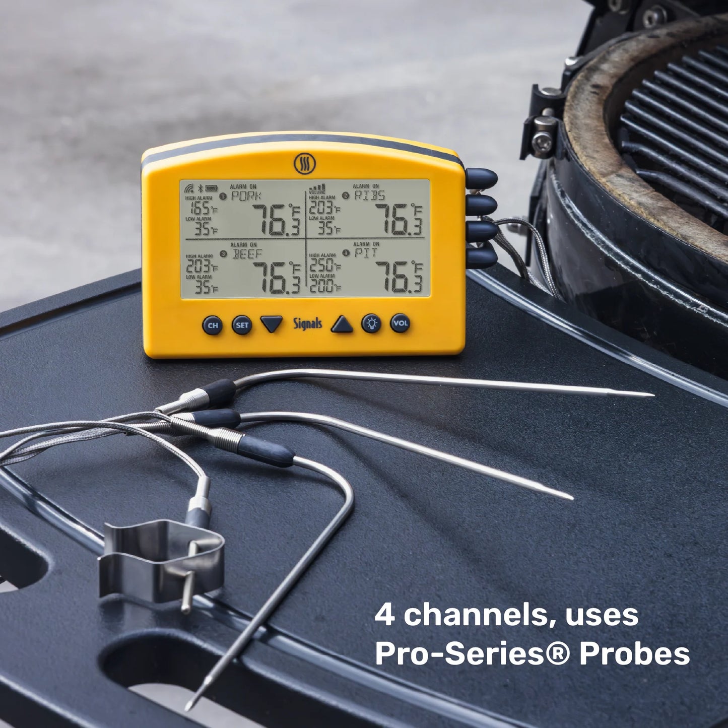 ThermoWorks Signals BBQ Alarm Thermometer with WiFi & Bluetooth Wireless Technology