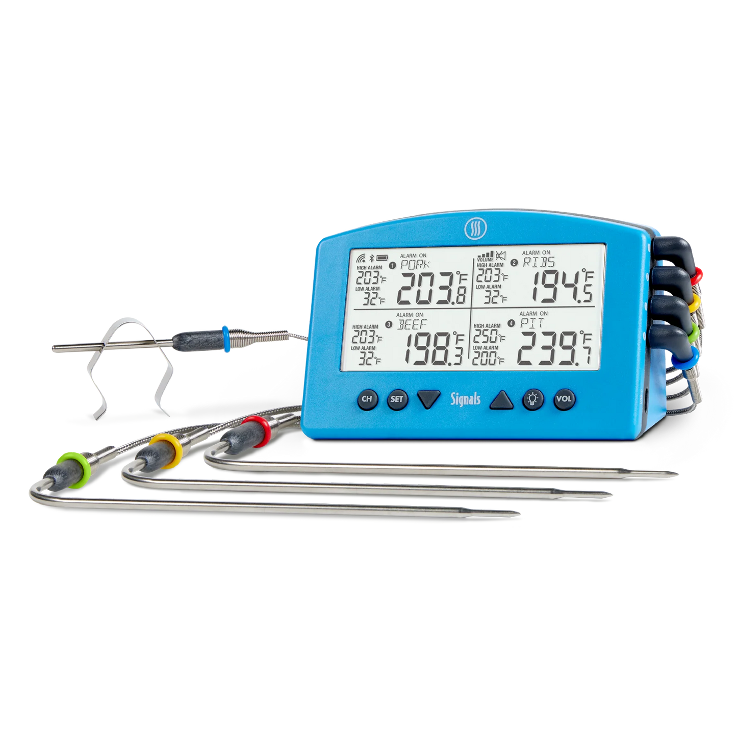 ThermoWorks Signals BBQ Alarm Thermometer with WiFi & Bluetooth Wireless Technology