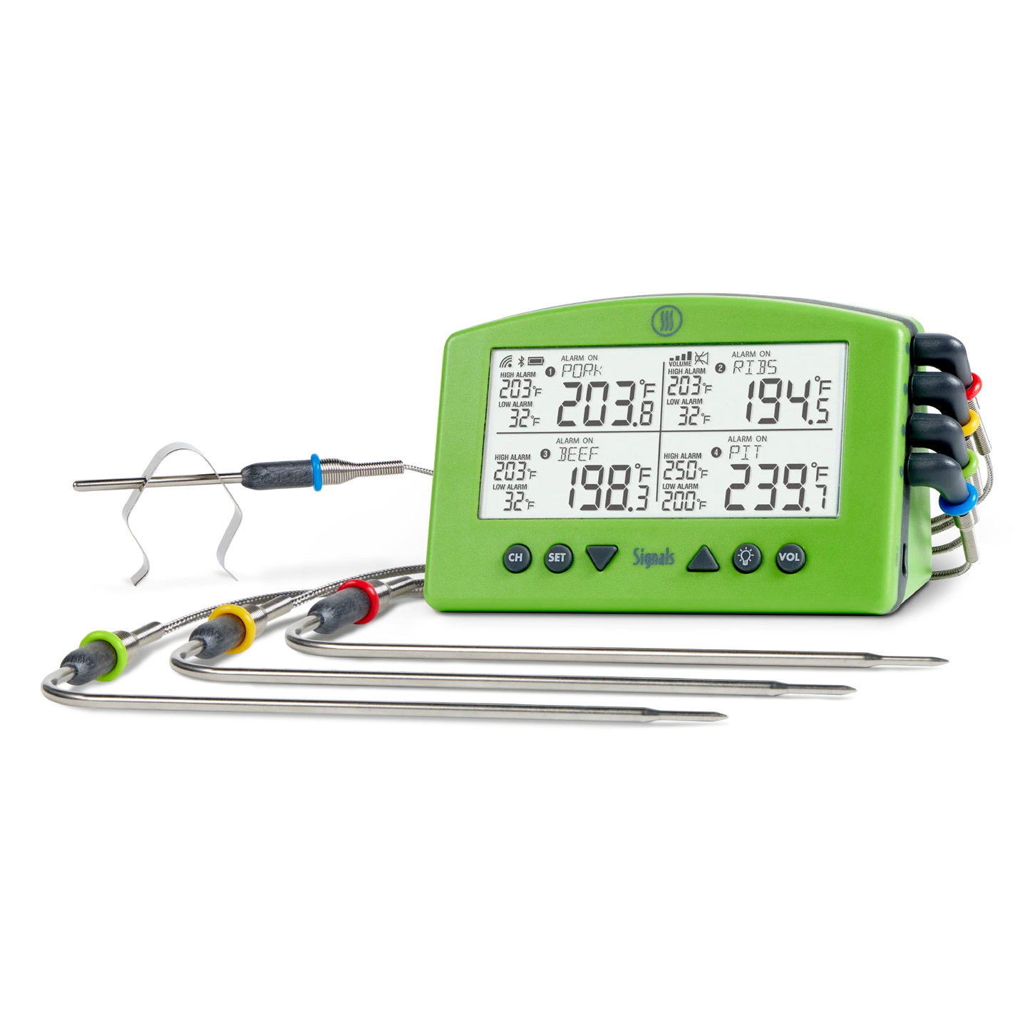 ThermoWorks Signals BBQ Alarm Thermometer with WiFi & Bluetooth Wireless Technology