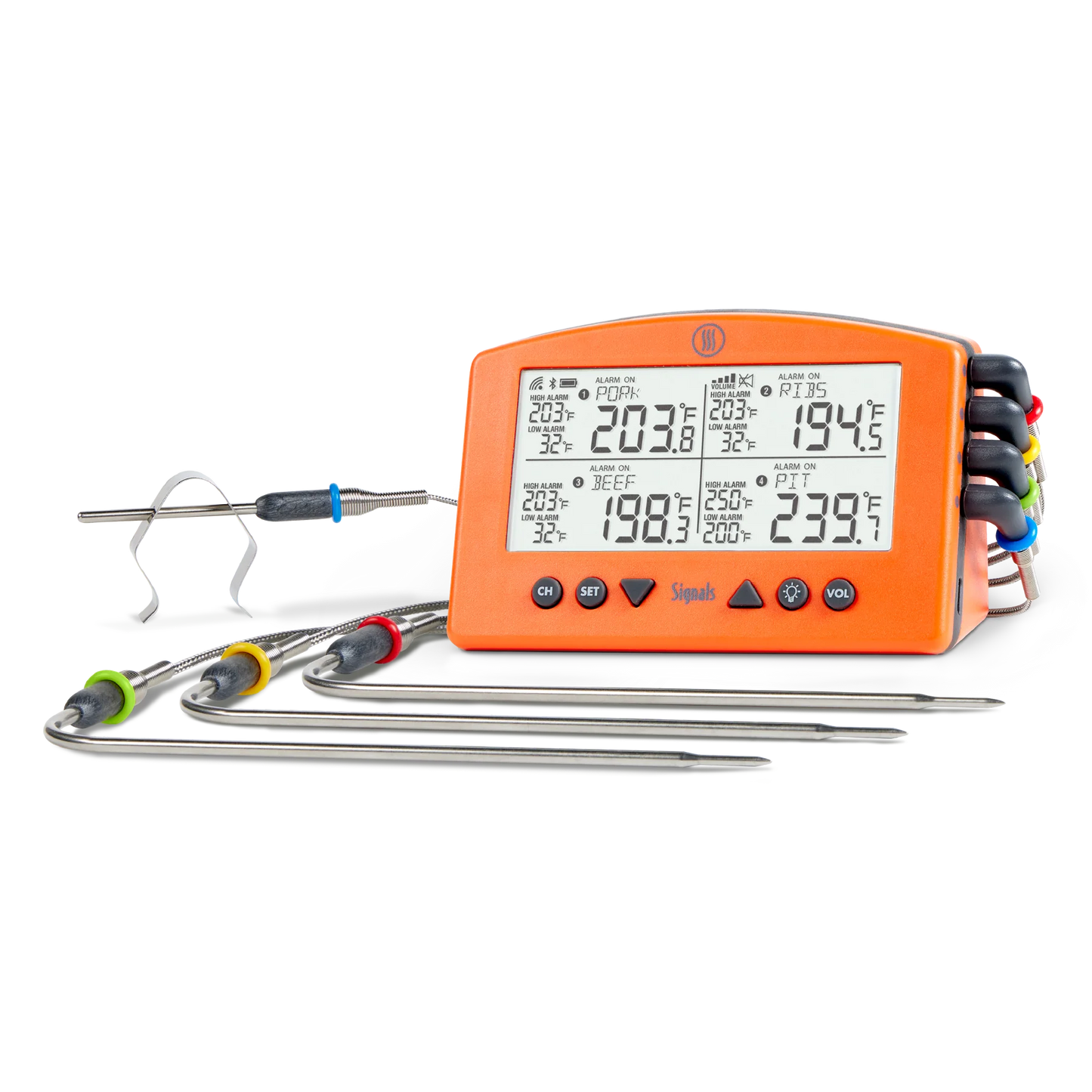 ThermoWorks Signals BBQ Alarm Thermometer with WiFi & Bluetooth Wireless Technology
