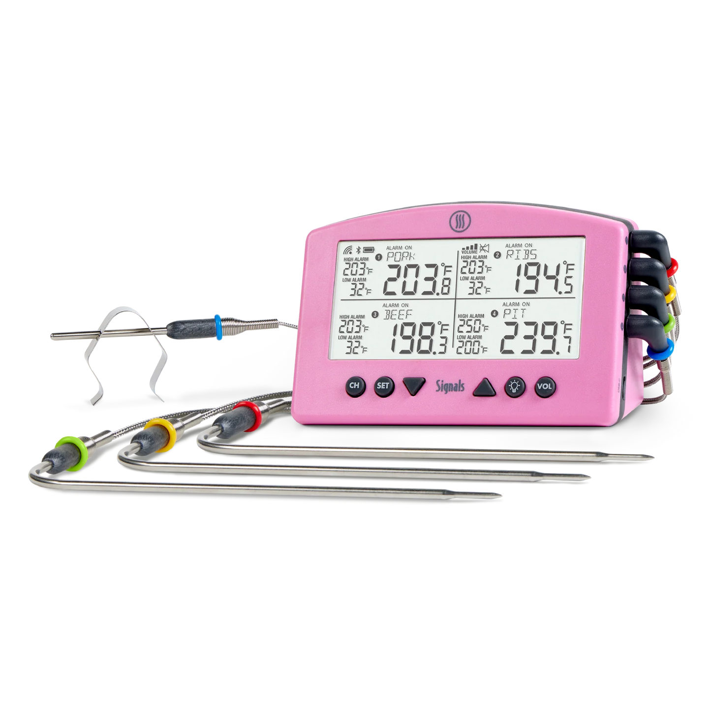 ThermoWorks Signals BBQ Alarm Thermometer with WiFi & Bluetooth Wireless Technology