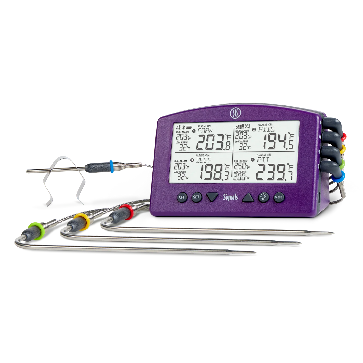 ThermoWorks Signals BBQ Alarm Thermometer with WiFi & Bluetooth Wireless Technology