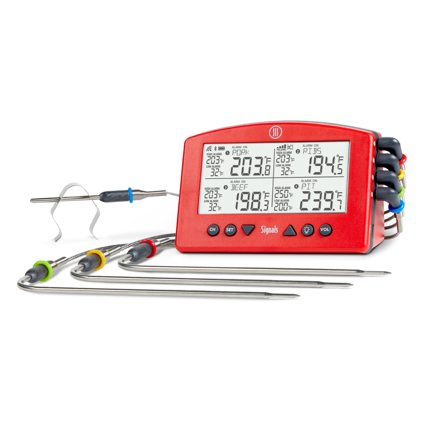 ThermoWorks Signals BBQ Alarm Thermometer with WiFi & Bluetooth Wireless Technology
