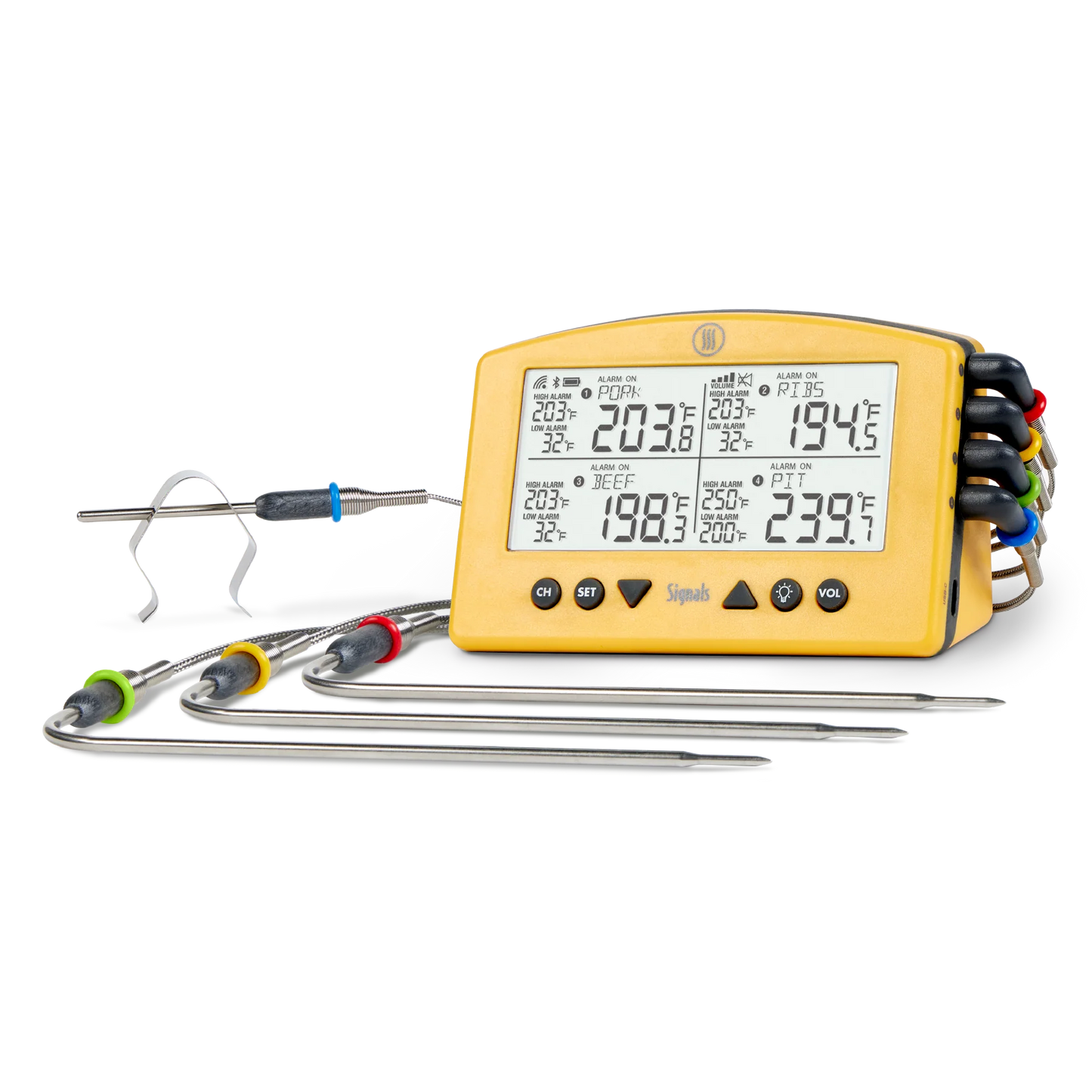 ThermoWorks Signals BBQ Alarm Thermometer with WiFi & Bluetooth Wireless Technology