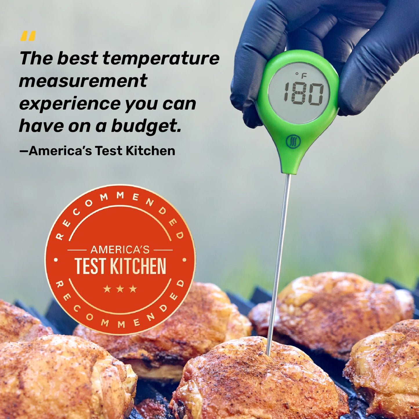 ThermoWorks ThermoPop 2 (4.5") Instant-Read Thermometer