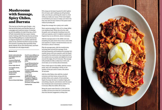 Six Seasons of Pasta: A New Way with Everyone's Favorite Food - Joshua Mcfadden with Martha Holmberg