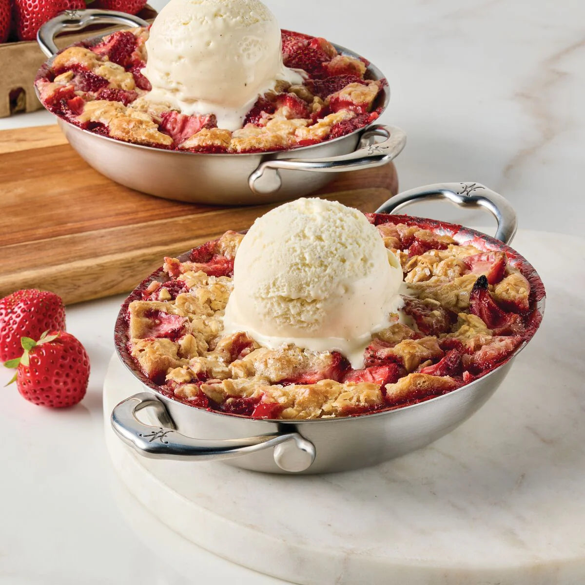 **Sale** Hestan Provisions Stainless Steel Small Au Gratin - Set of 2