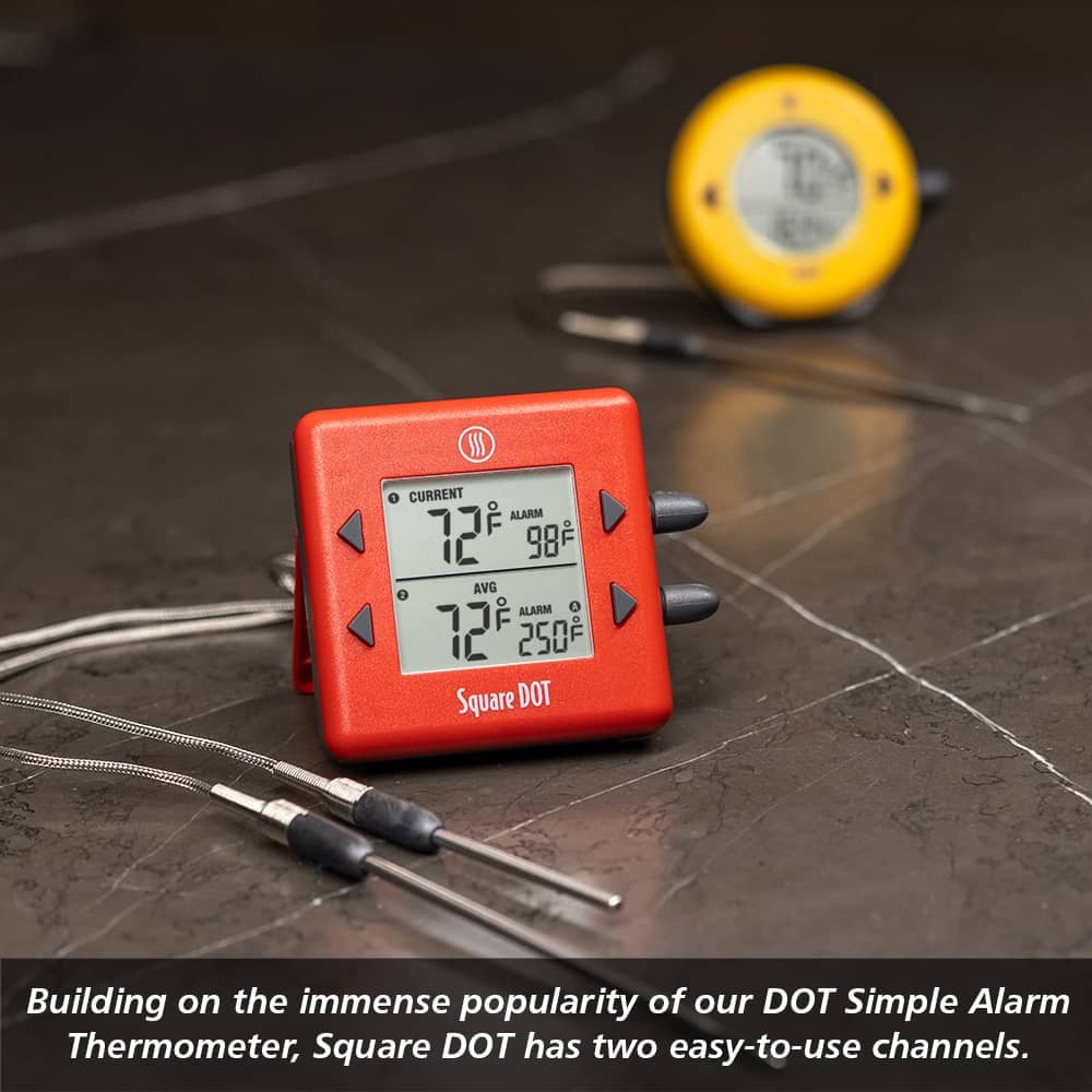 ThermoWorks Square DOT Alarm Thermometer