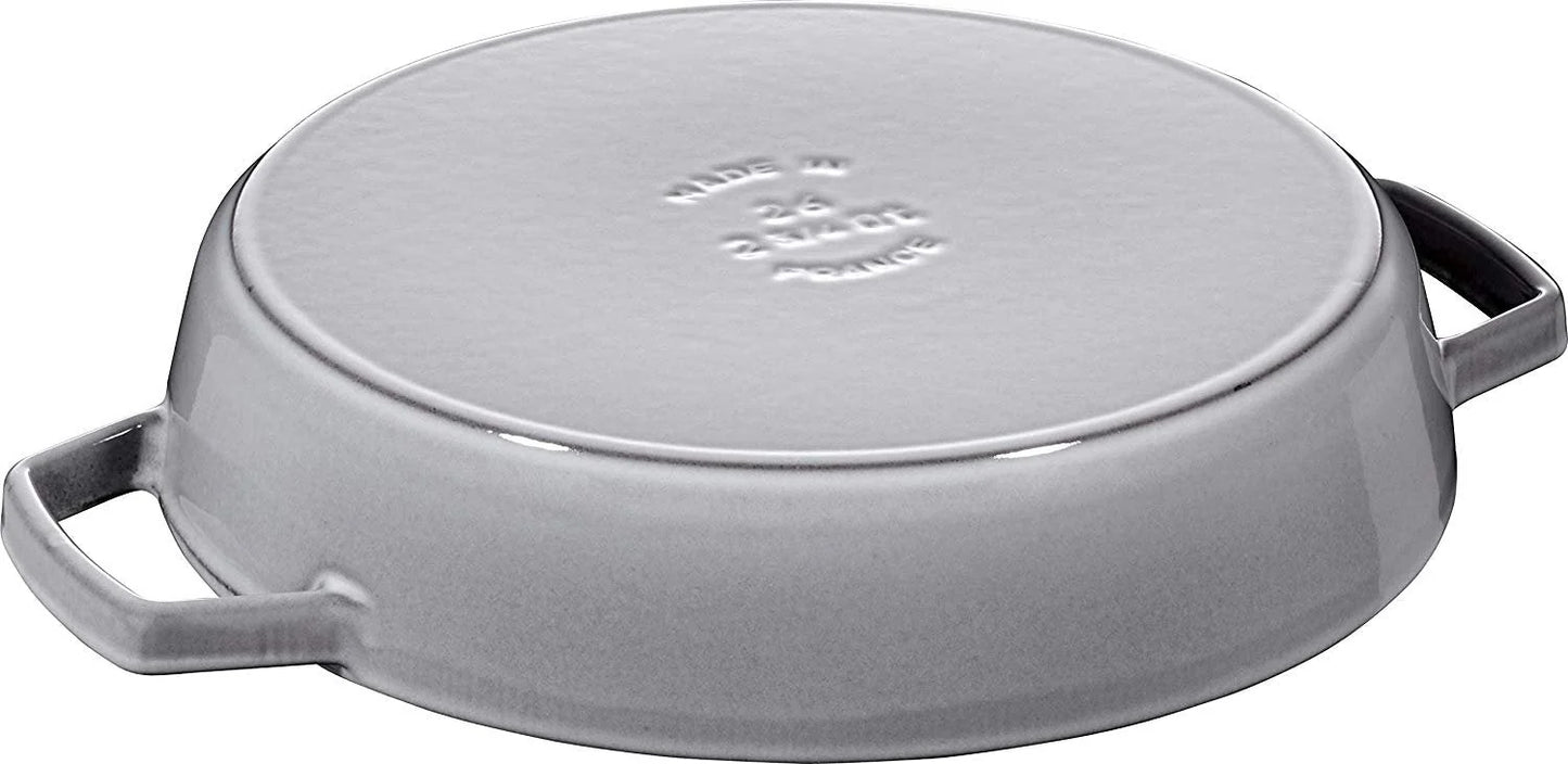 Staub 10"/26cm Double Handled Fry Pan - Graphite Grey
