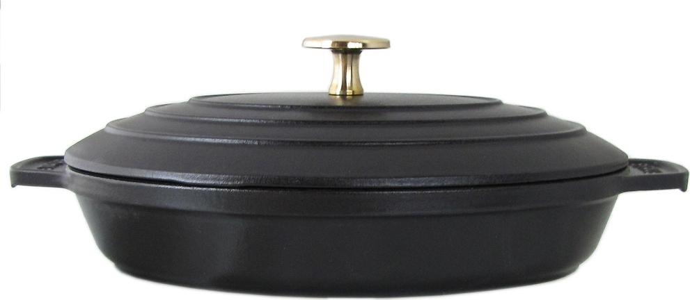 Staub Oval Hot Plate w Lid