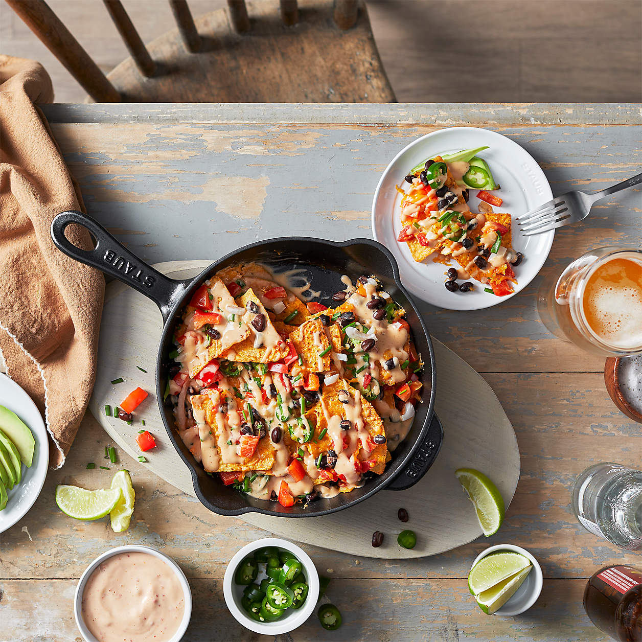 Staub 8.5"/22cm Traditional Deep Fry Pan Black
