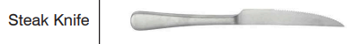 Puddifoot Old York Steak Knife - Antique 24cm