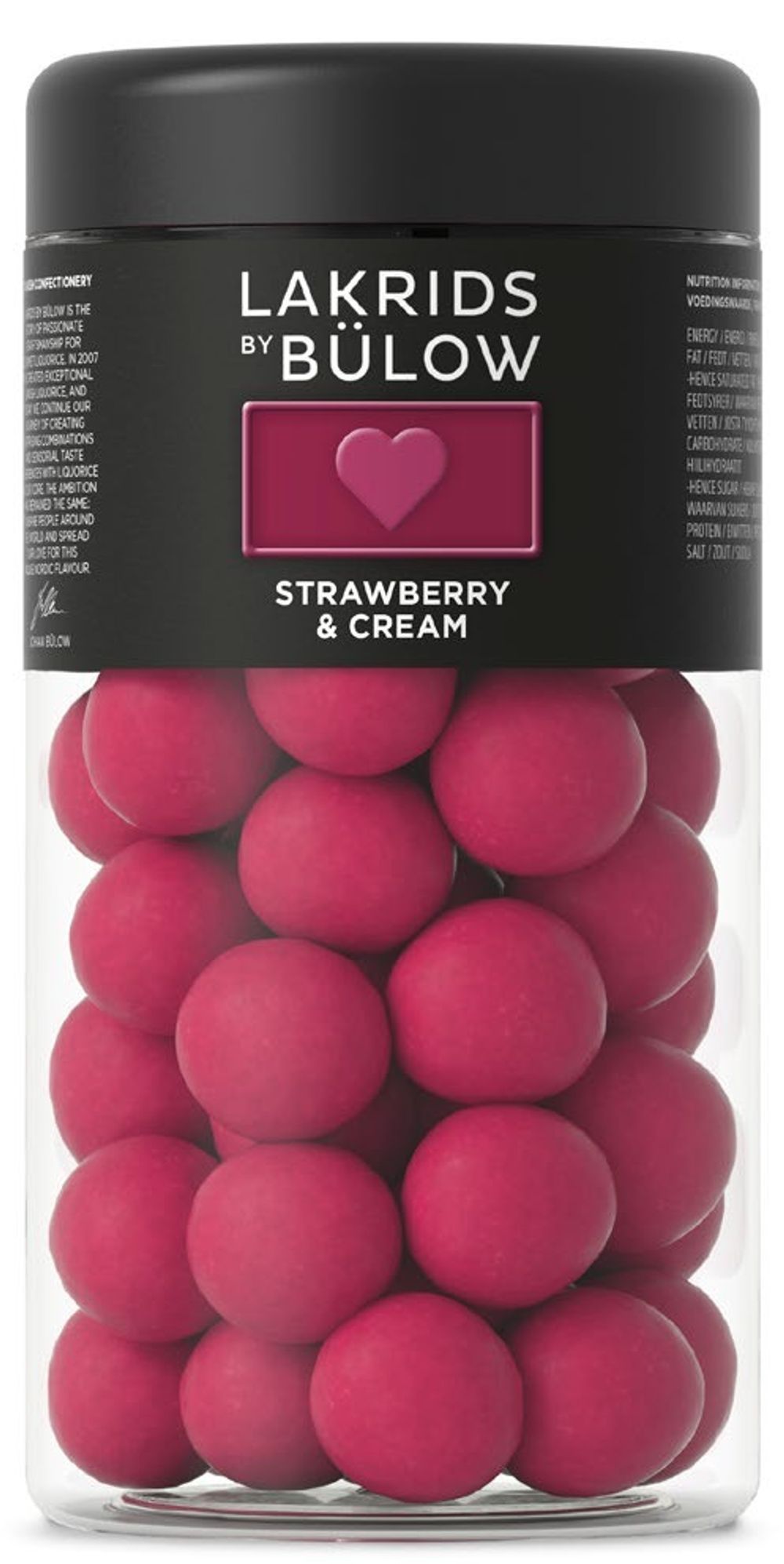 Lakrids by Bülow Strawberry & Cream Liquorice regular - 295g