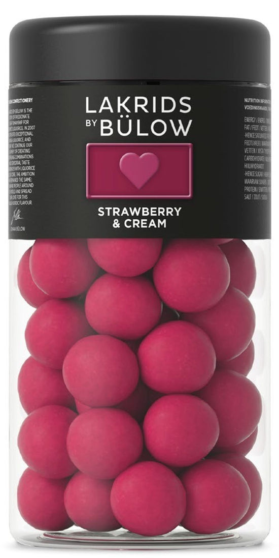 Lakrids by Bülow Strawberry & Cream Liquorice regular - 295g