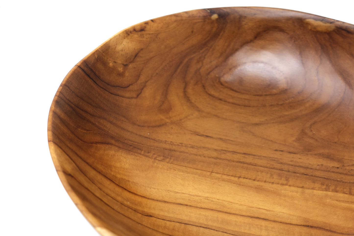 TEAK IT EASY Natural Large Salad Bowl 12"