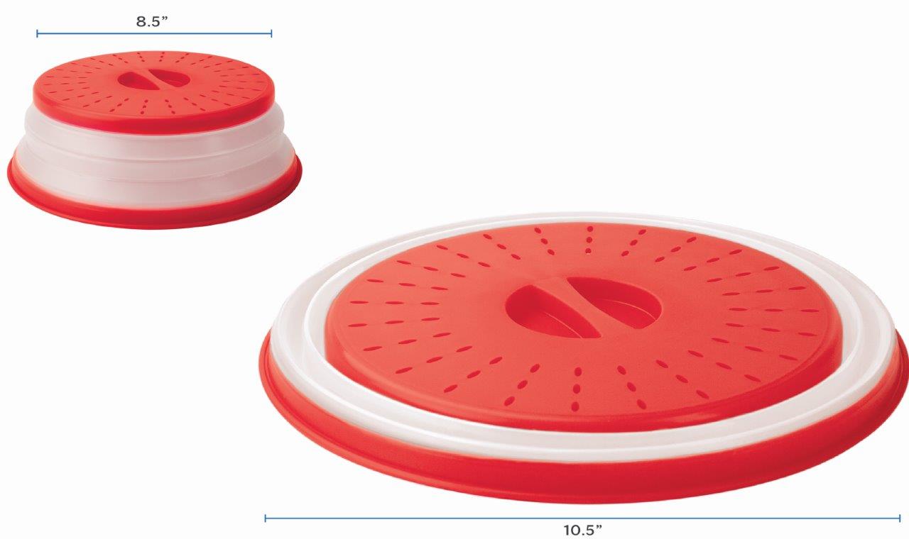 TOVOLO Microwave Collapsible Food Cover Medium - Red