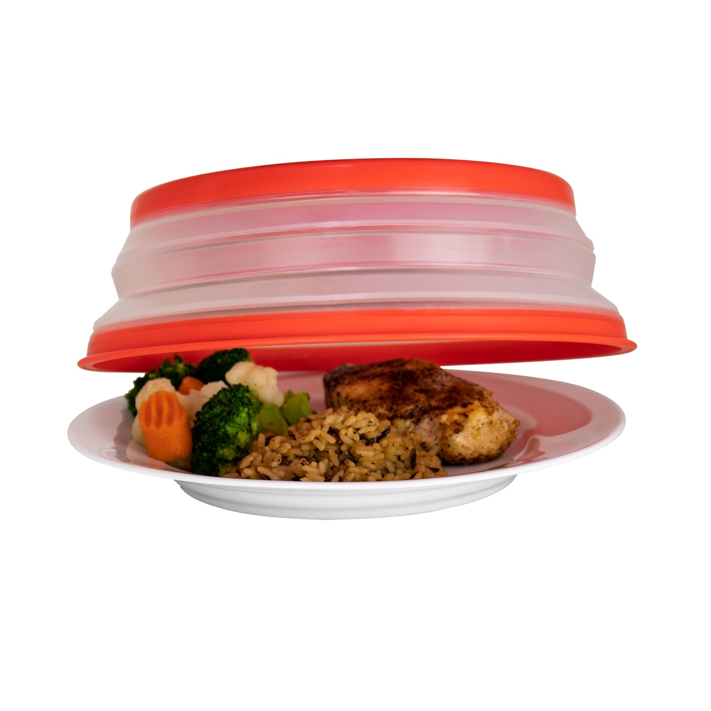 TOVOLO Microwave Collapsible Food Cover Medium - Red