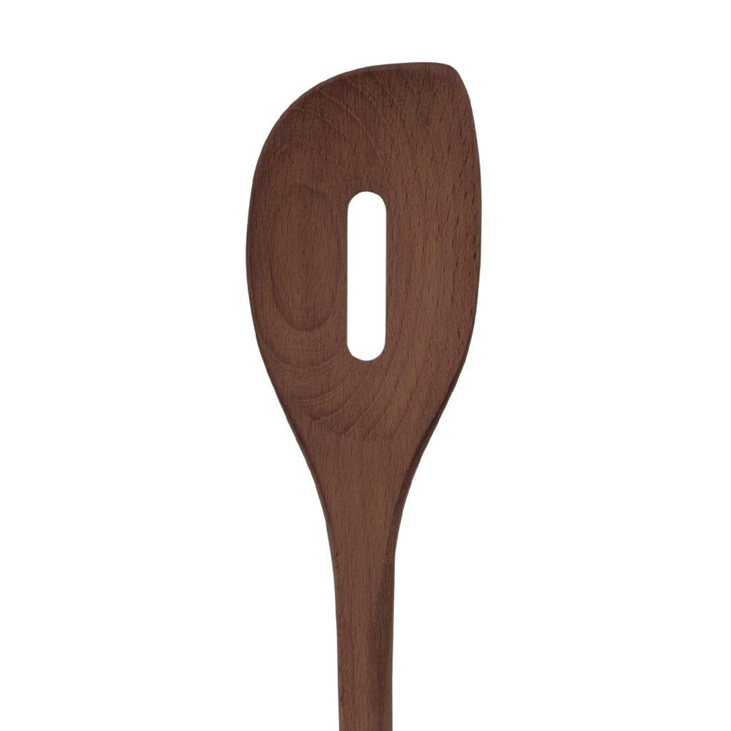 TOVOLO® Toasted Beechwood Slotted Spoon