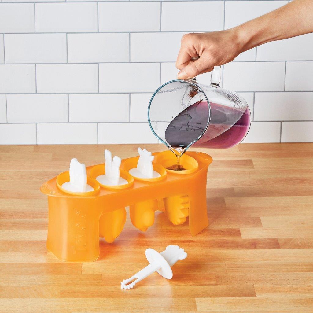 TOVOLO® Zoo Animals Pop Molds S/4