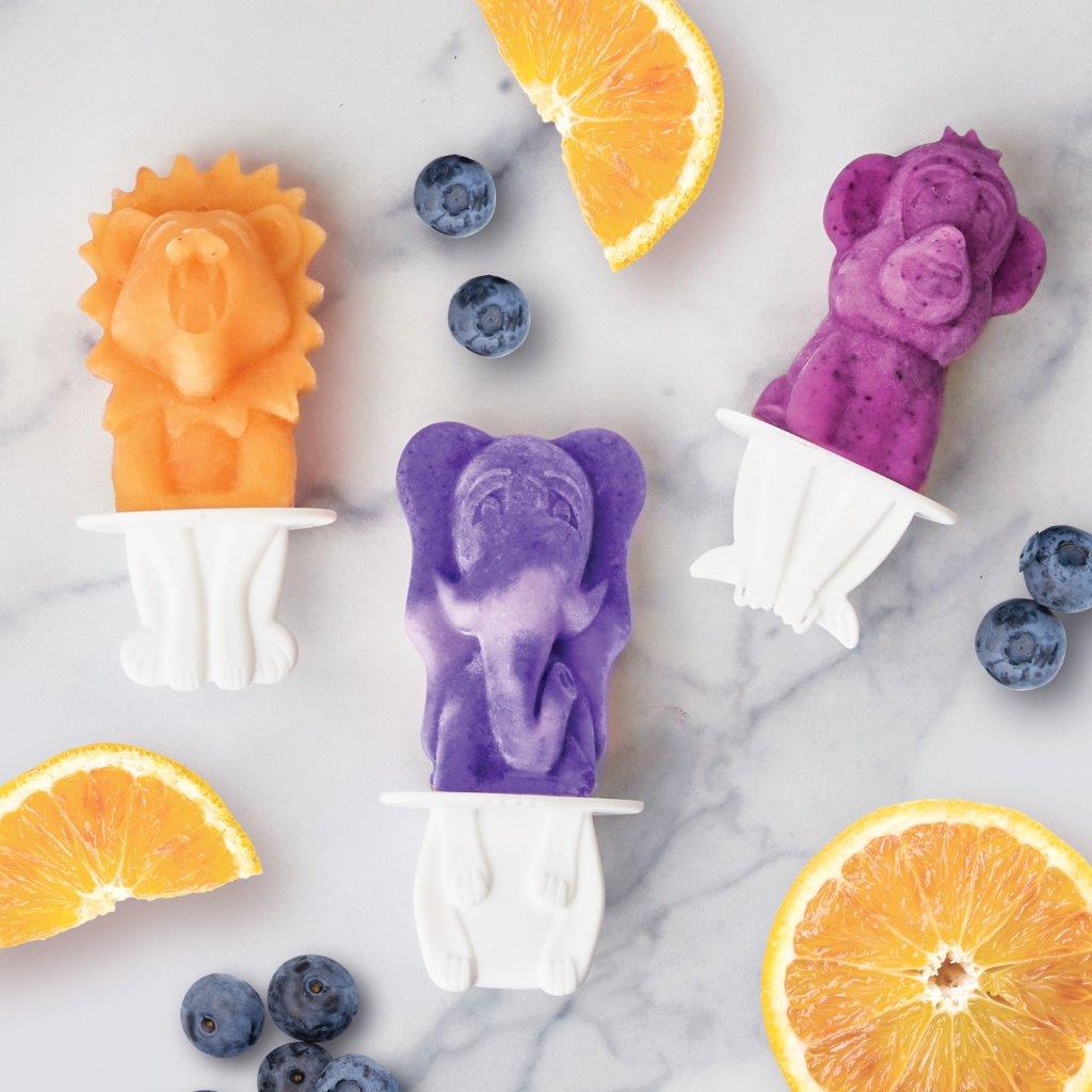 TOVOLO® Zoo Animals Pop Molds S/4