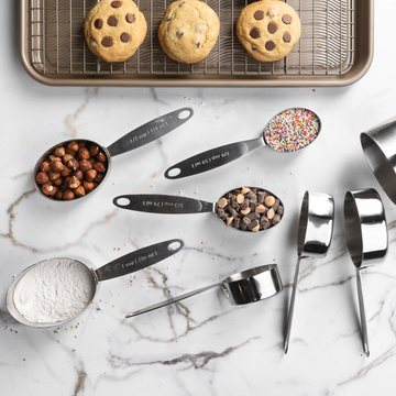 4-Piece Stainless Steel Measuring Cup Set Cuisipro