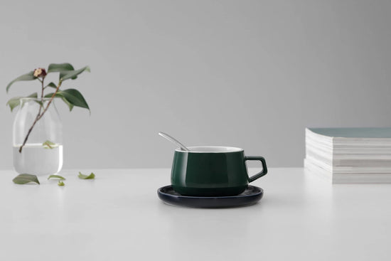 VIVA Classic Ella Tea Cup & Saucer - Pine Green (40% OFF *FINAL SALE*)