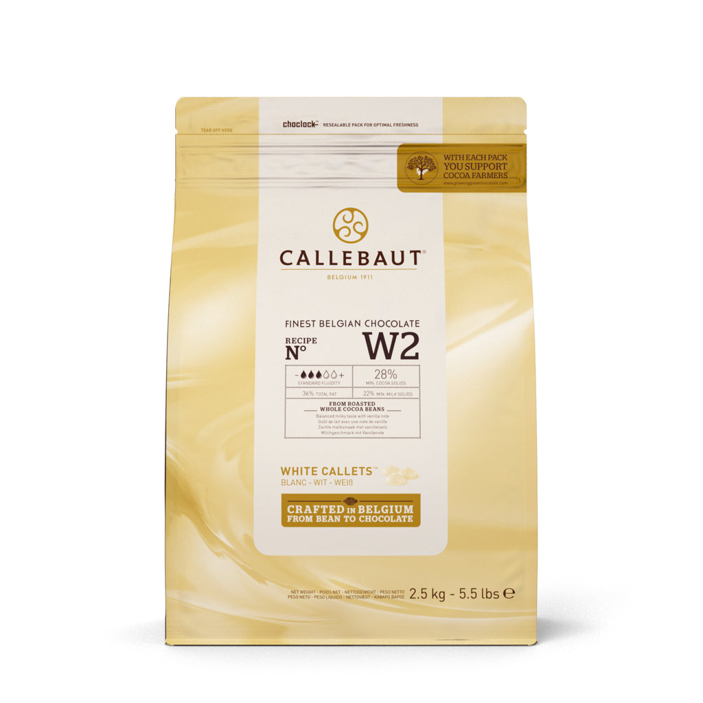 Callebaut W2 White Chocolate Callets 200g