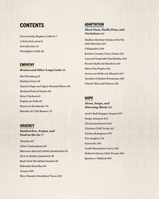 The World Central Kitchen Cookbook: Feeding Humanity, Feeding Hope - José Andrés