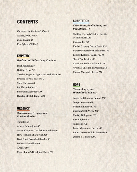 The World Central Kitchen Cookbook: Feeding Humanity, Feeding Hope - José Andrés