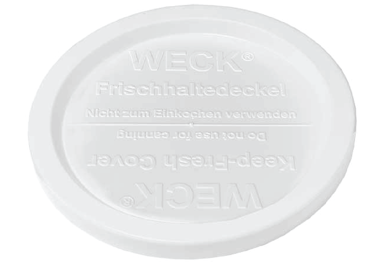 WECK White Fresh Cover - Large 5pk