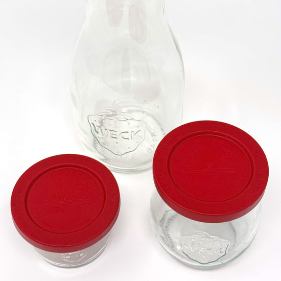 WECK Red Fresh Cover - Small 5pk