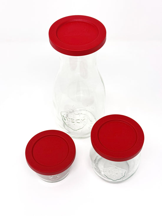 WECK Red Fresh Cover - Small 5pk