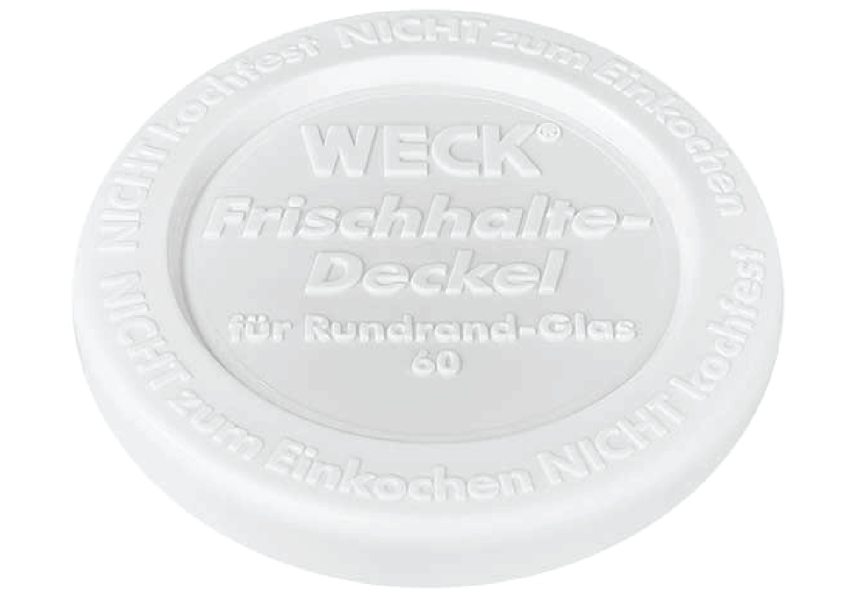 WECK White Fresh Cover - Small 5pk