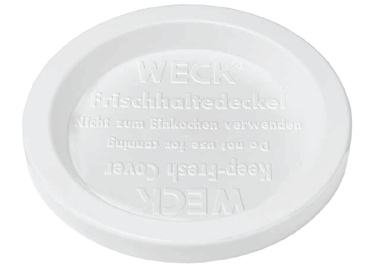 WECK White Fresh Cover - Medium 5pk