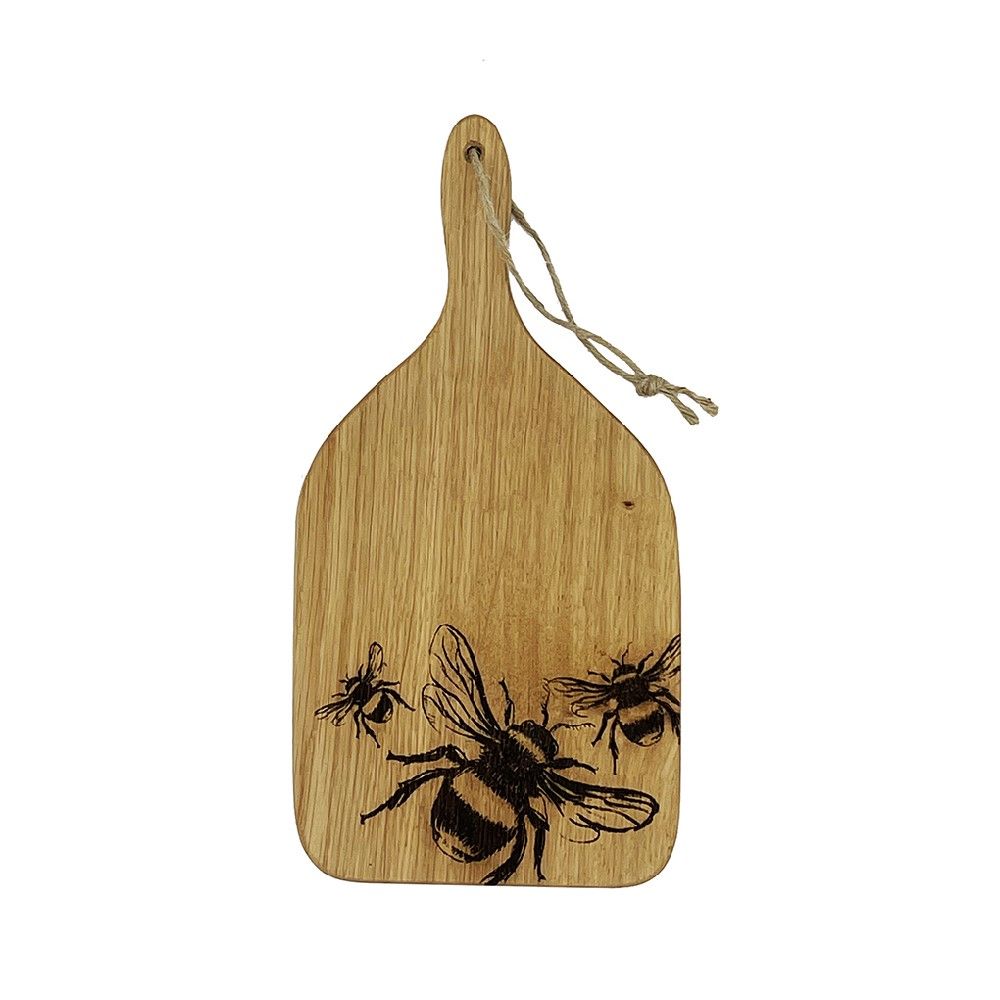 Oak Hanging Paddle - Small - Bee