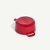 Made In 2-Qt Enameled Cast Iron Saucepan - Red