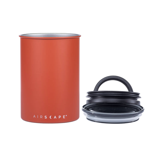 Airscape 250g Classic Stainless Steel Canister: Charcoal - Matte Black