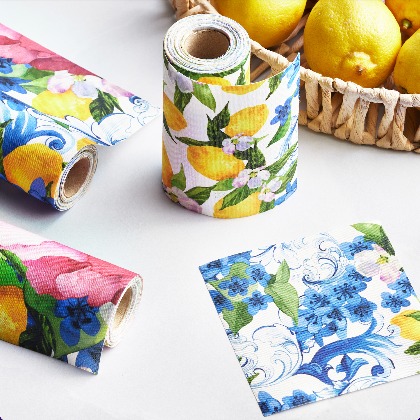 CECI New York X MY DRAP Fiorella Cotton Cocktail Napkins