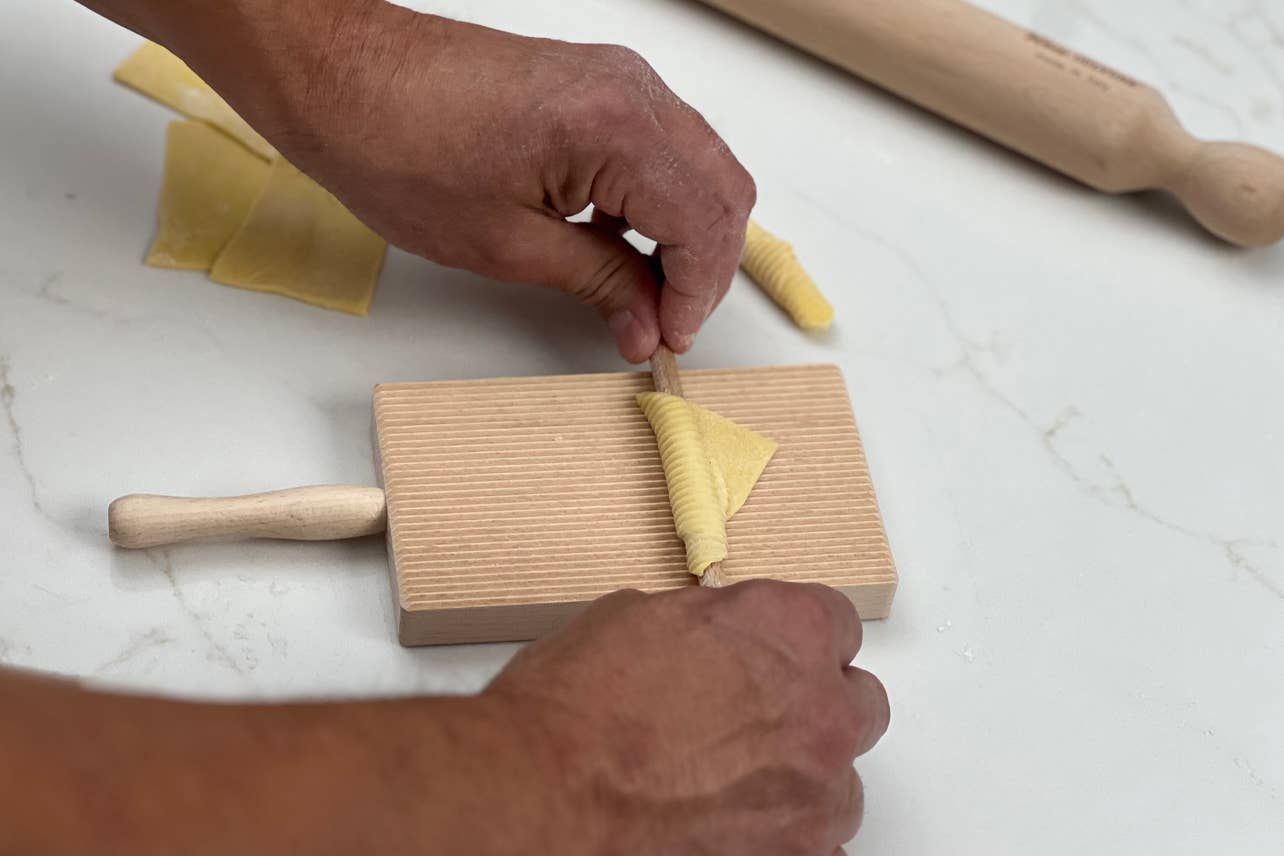 Gnocchi + Garganelli Board - Italian Beechwood
