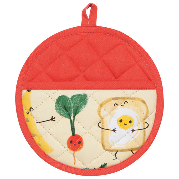 Shaped Potholder Funny Food