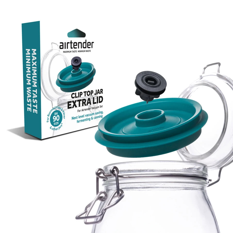 Airtender Vacuum Lid for Clip-Top Jars