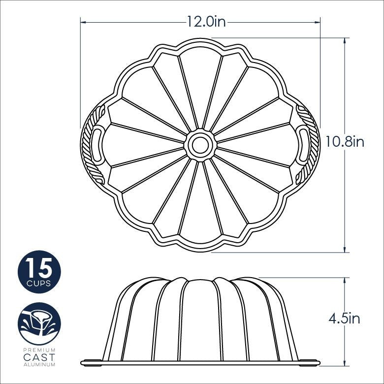 Anniversary Bundt Pan 10-15 Cups